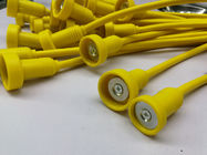 Overmolded Ends ile Sarı Kablo Tel Harness Manyetik Güvenli Kablo Pvc Ceket